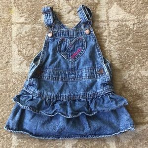Osh Kosh girl 24 month jean romper.